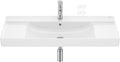 Umywalka ONA ścienna 100x46 cm Fineceramic® BIAŁY POŁYSK