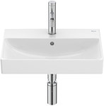 Umywalka ONA ścienna 60x36 cm CPT Fineceramic® BIAŁY POŁYSK