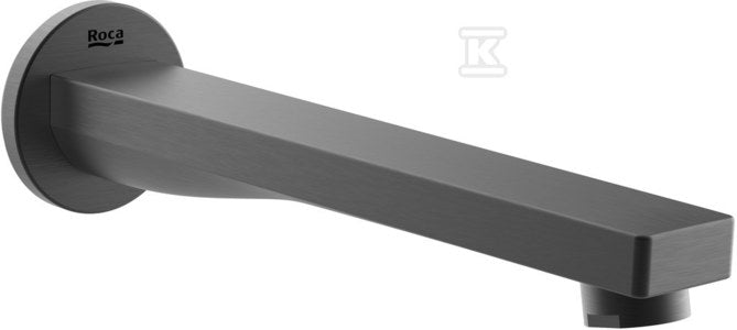 Wylewka wannowa square brushed titanium black
