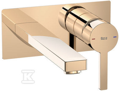 Bateria umywalkowa NAIA rose gold jednouchwytowa ścienna Cold Start (konieczne A5252206RG)