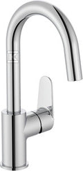 Bateria umywalkowa Victoria Plus sztorcowa wysoka z korkiem click-clack, Cold Start