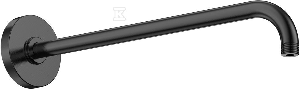 Ramię ścienne do głowic prysznicowych 400mm czarny mat