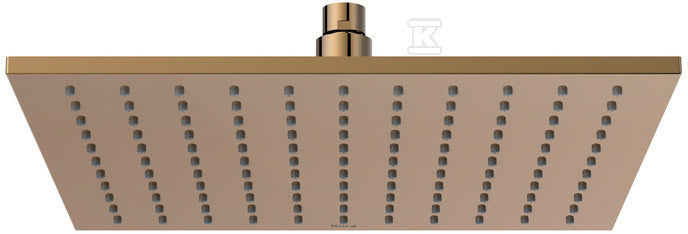 Głowica prysznicowa Rainsense rose gold mosiężna kwadratowa 300x300