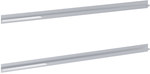 Ucwhyty do szafki GAP PRO 60 cm, 2 szt chrom