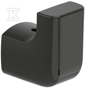 Haczyk pojedynczy ścienny Titanium black