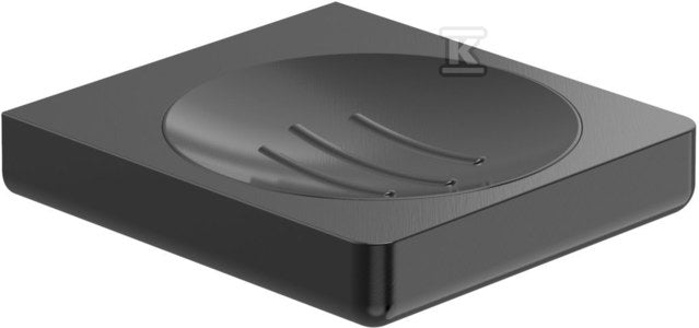 Mydelniczka ścienna brushed titanium black