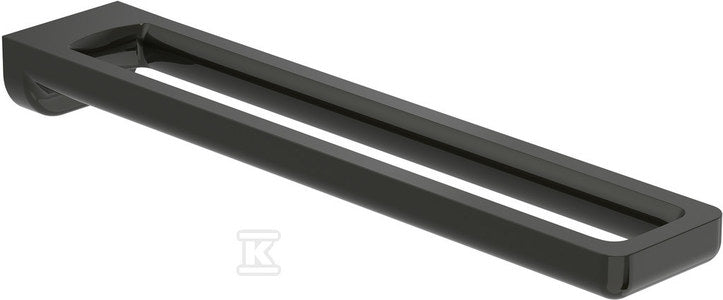 Wieszak ręcznikowy podwójny Titanium black