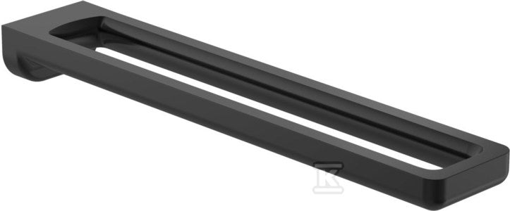 Wieszak ręcznikowy podwójny brushed titanium black
