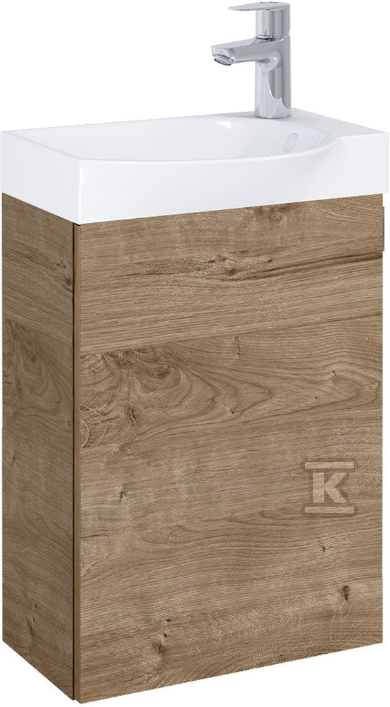 Zestaw łazienkowy RAVELL Unik 45 cm, dąb Canela (bez syfonu)