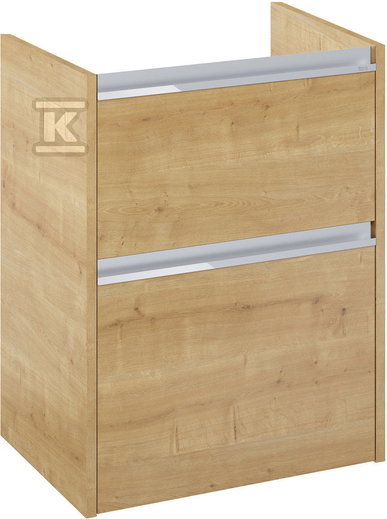 Szafka łazienkowa GAP PRO 60 cm, do kompletacji z blatem lub umywalką GAP, jasny dąb