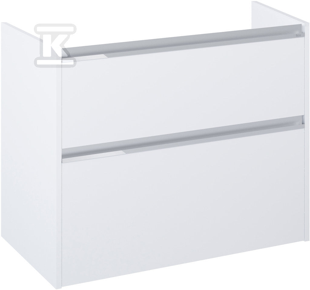 Szafka łazienkowa GAP PRO 80 cm, do kompletacji z blatem lub umywalką GAP, biały połysk