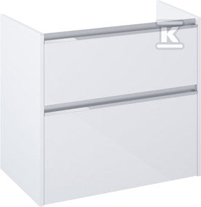 Szafka łazienkowa GAP PRO 80 cm wersja prawa, do kompletacji z blatem lub umywalką GAP, biały połysk