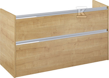 Szafka łazienkowa GAP PRO 120 cm, do kompletacji z blatem lub umywalką GAP, jasny dąb