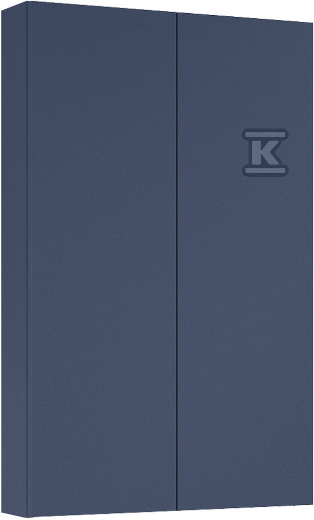 Kolumna łazienkowa EXTRA niska z 2 drzwiami slim (12,6), niebieski mat