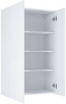 Kolumna łazienkowa EXTRA niska z 1 drzwiami standard (31,6), biały połysk