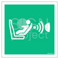 System detekcji obecności i położenia fotelika dziecięcego (CPOD), 35 x 35 cm, TS - płyta TD fotoluminescencyjna