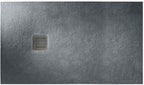 Brodzik TERRAN prostokątny 1600 x 700 mm syfon w kpl szary łupek