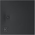 Brodzik MAGMA prostokątny Stonex® 900 x 900 mm, niski syfon w komplecie, osłona w kolorze brodzika, kolor czarny