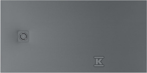 Brodzik MAGMA prostokątny Stonex® 1000 x 800 mm, niski syfon w komplecie, osłona w kolorze brodzika, kolor szary łupek