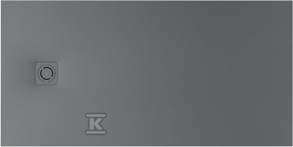 Brodzik MAGMA prostokątny Stonex® 1200 x 900 mm, niski syfon w komplecie, osłona w kolorze brodzika, kolor szary łupek