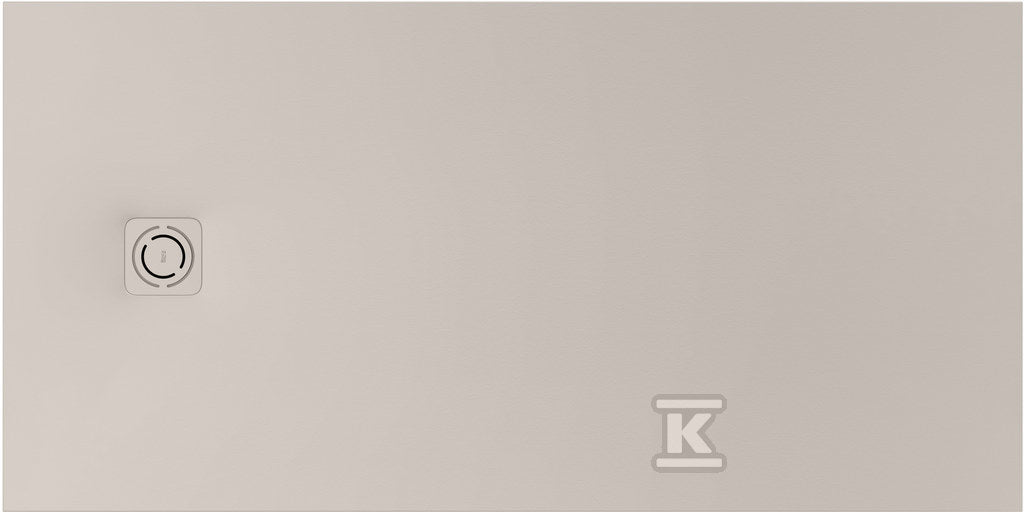 Brodzik MAGMA prostokątny Stonex® 1400 x 800 mm, niski syfon w komplecie, osłona w kolorze brodzika, kolor beżowy