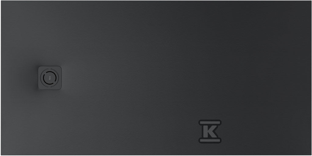 Brodzik MAGMA prostokątny Stonex® 1500 x 900 mm, niski syfon w komplecie, osłona w kolorze brodzika, kolor czarny