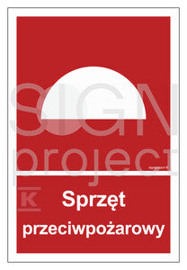 Sprzęt przeciwpożarowy, 25 x 37 cm, KS - folia podłogowa fotoluminescencyjna