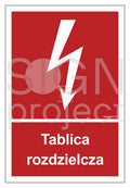 Tablica rozdzielcza, 50 x 74 cm, FN - folia samoprzylepna