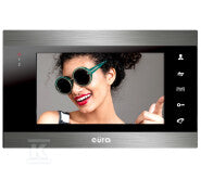 Monitor "EURA" VDA-01C5 - czarny, LCD 7", AHD, pamięć obrazów