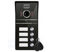 Kaseta zewnętrzna wideodomofonu "EURA" VDA-64C5 - czterorodzinna, czarna, kamera 1080p., czytnik RFID, natynk