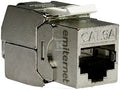 Gniazdo STP RJ 45 kat. 6A keystone biały