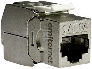 Gniazdo STP RJ 45 kat. 6A keystone biały