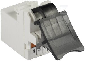 Gniazdo RJ11 kat.3 keystone biały