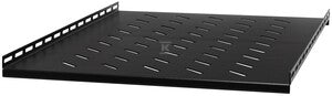 Półka do szaf stojących EmiterNet gł. 1000 mm (EM/NDB-6042CZ-xx, EM/NDB-8042CZ-xx), wym. 465X700 mm (szer. X wys.), blacha 2,0 mm, RAL 9004 (czarny)