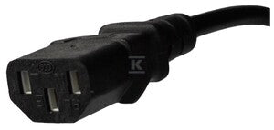 Kabel zasilający komputerowy Euro/IEC C13/1,8m do paneli wentylacyjnych