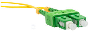 Patchcord duplex SM G.652D SC/APC-SC/APC 9/125 1m