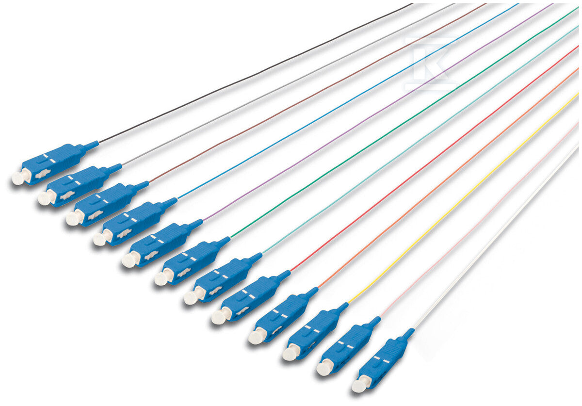 Pigtail 12szt. SC simplex SM 9/125 OS2 2m