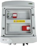 Rozdzielnica DCAC hermetyczna IP65 EMITER z ogranicznikiem przepięć DC Dehn 1000V typu 1+2, 3 x MPPT / ogr. AC Dehn typ 1+2, 63A 3-F