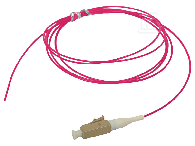 Pigtail MM OM4 1G 50/125 wtyk LC dł. 2 m "EASY STRIP"