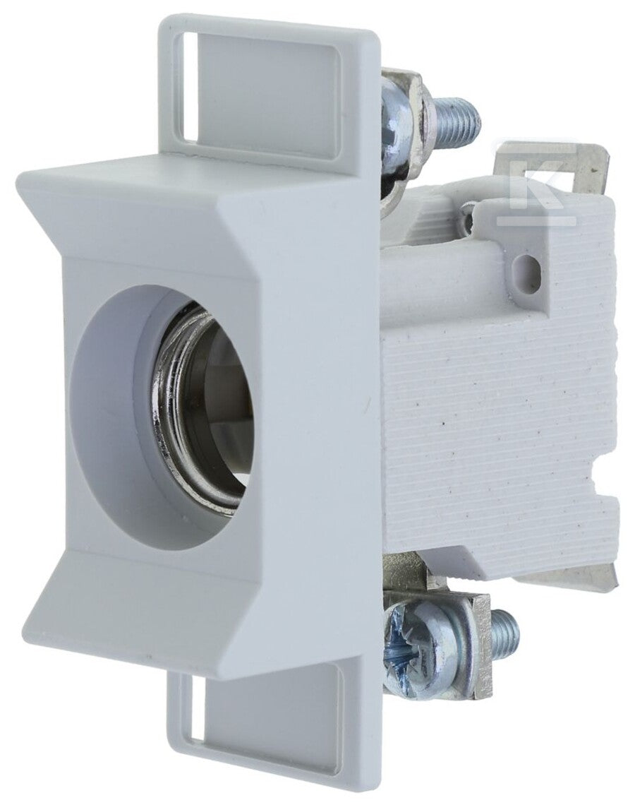 Podstawa bezpiecznikowa D02 E18 1p Szyna DIN FUSE-BASE-D02 1POL DIN HUT 63A