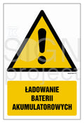 Ładowanie baterii akumulatorowych, 25 x 37,5 cm, FS - folia samoprzylepna fotoluminescencyjna