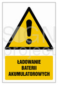 Ładowanie baterii akumulatorowych, 30 x 45 cm, KN - folia podłogowa