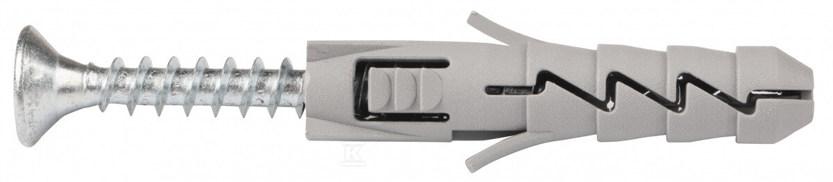 Kołek rozporowy FIX fi 8 z wkrętem 4,5x60 mm polipropylen