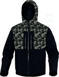 Bluza z tkaniny softshell z poliestru (96%) i elastanu (4%), 3 warstwy laminowane Czarny-kamuflaż l