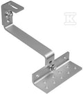 Uchwyt hak pod dachówkę z podwójną regulacją - wydłużony - 230mm