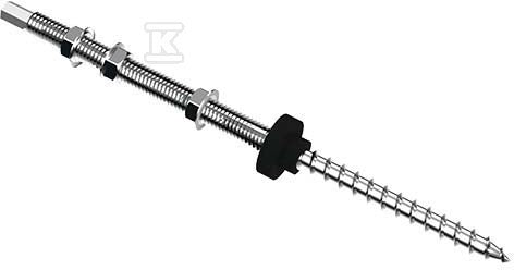 Śruba dwugwintowa M10 200mm (K-17-200)