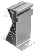 Uchwyt montażowy skrajny wysoki, aluminiowy - 11 stopni, 80mm(K-45-7-80)