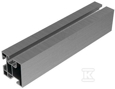 Profil aluminiowy 222cm z dwoma kanałami na śrubę teową (K-70-2220)