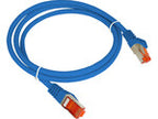 Patchcord S/FTP kat.6A LSOH 0.5m żółty ALANTEC