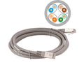 Patchcord S/FTP kat.6A LSOH 0.5m szary
